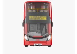 1:100 Alexander Dennis Enviro500 remote red bus