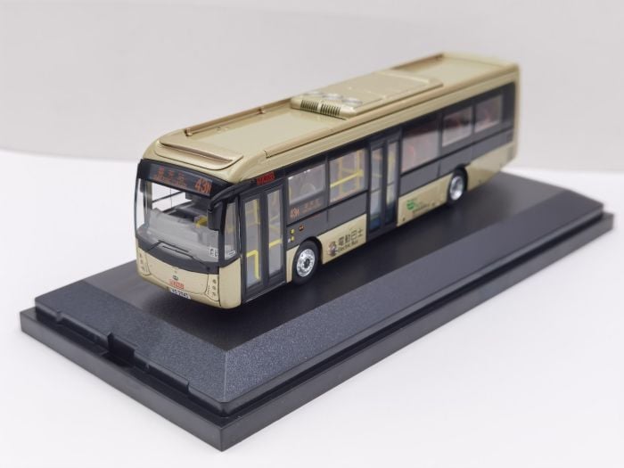 1:76 模型 - 比亞迪K9R順豐電動巴士十二米 (路線43M)