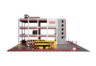 Hong Kong KMB Bus Depot Street Diorama