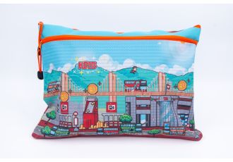 Zipper Document Bag (KMB in Pixelland)