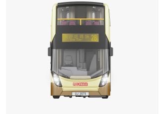 1:100 Alexander Dennis Enviro500 remote gold bus