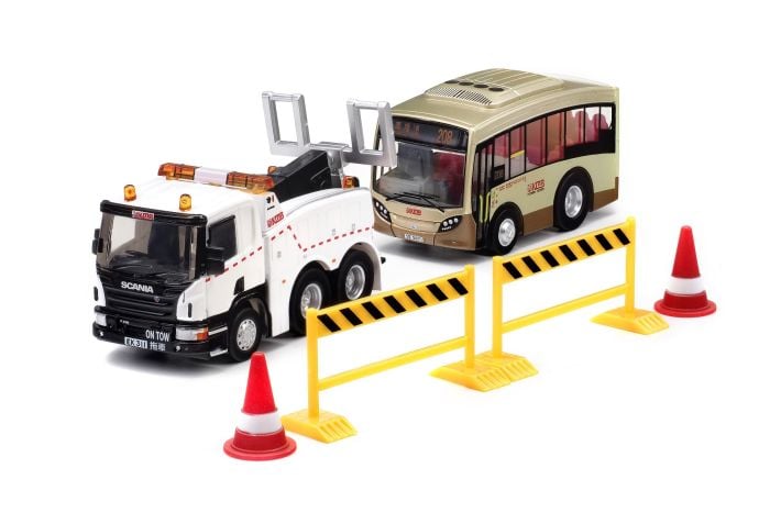 Qbus 套裝  (丹尼士達智歐盟第五代環保巴士十點四米 & 世冠拖車)