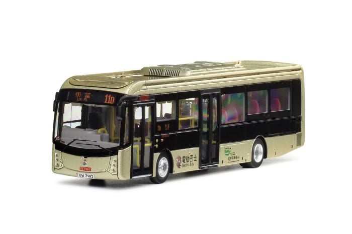 1:76 模型 - 比亞迪K9R順豐電動巴士十二米 (路線11D)