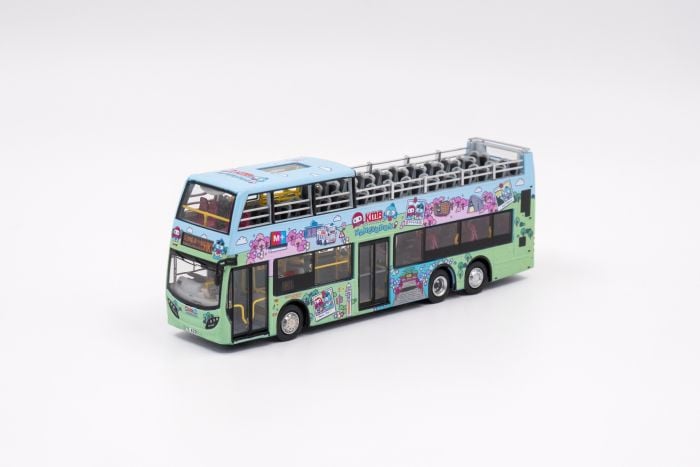 1:76 模型 - 丹尼士歐盟第五代環保巴士十二米 (路線HK1) (KMB with Hangyodon) 